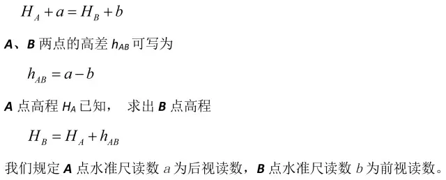 水準(zhǔn)測量原理 水準(zhǔn)測量原理