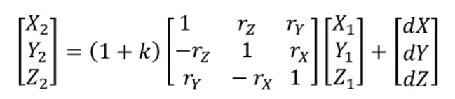 旋轉、縮放、平移公式