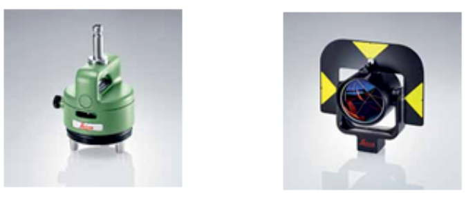 徠卡棱鏡和支架合理搭配，更易獲得高精度測量成果！